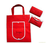 OEM ODM লাল foldable শপিং ব্যাগ / অ বোনা উপহার ব্যাগ ব্যক্তিগতকৃত